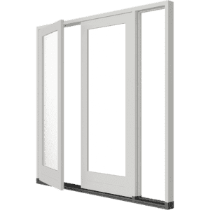 Tuindeur (stolp) met zijlicht rechts – buitendraaiend